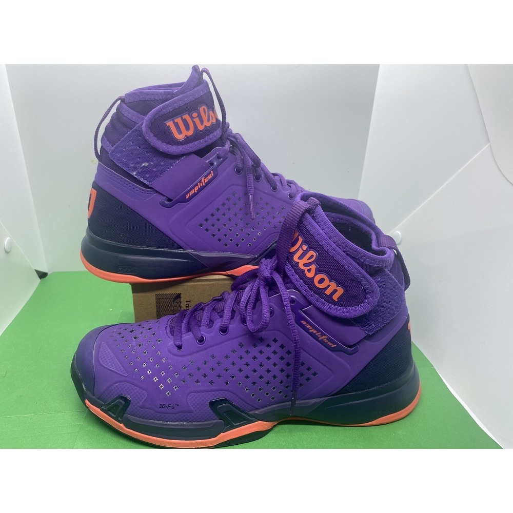 Wilson AmpliFeel High Top Purple Women's Tennis Shoes Sneakers WRS322560 Sz 7.5